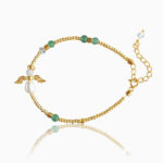 Aventurin skytsengel armbånd - Moni Sattler