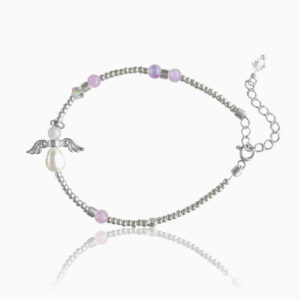 Rosakvarts - Skytsengel armbånd - Moni Sattler