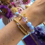 Blonde Agat armbånd – Moni Sattler