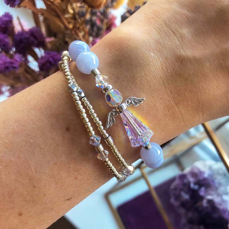 Blonde Agat armbånd - Moni Sattler