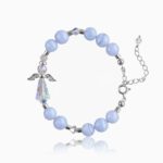 Blonde Agat Uriel armbånd – Ro & Kommunikation sølv – Moni Sattler
