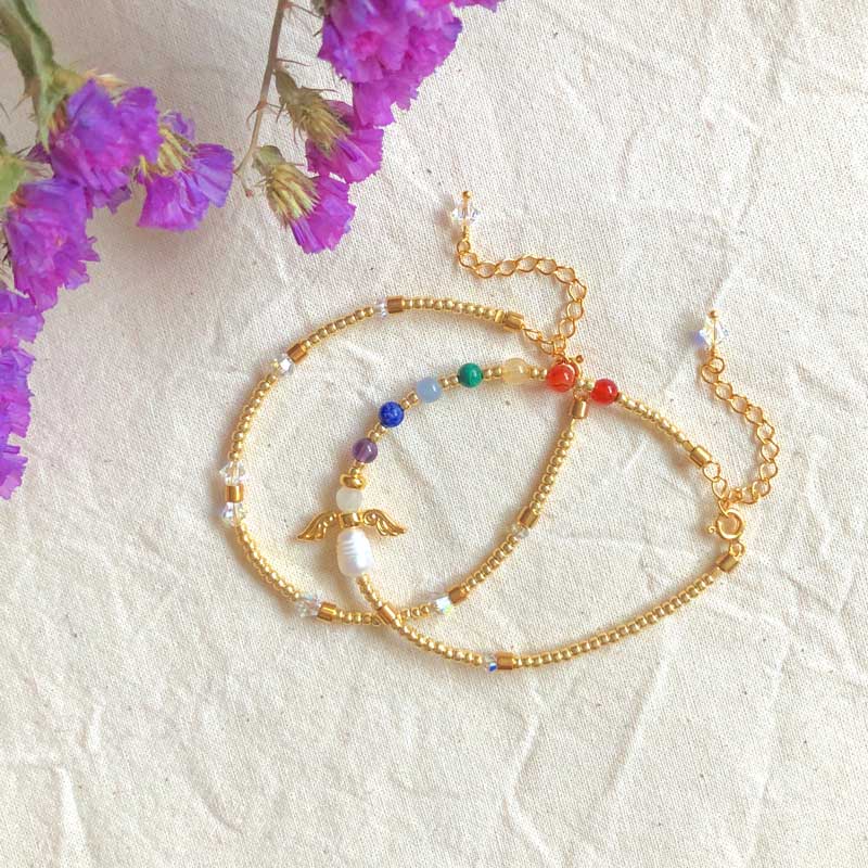 Skytsengel Chakra armbånd - Moni Sattler