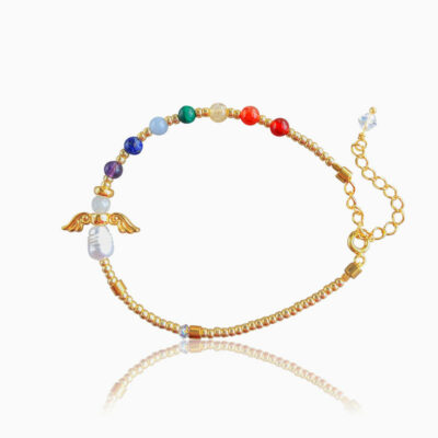 Chakra Skytsengel armbånd - Moni Sattler