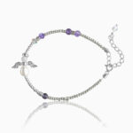 Ametyst skytsengel armbånd – Moni Sattler