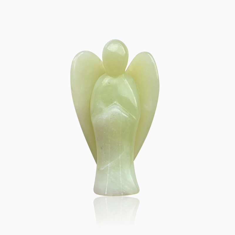 Grøn Jade engel 7,5cm - Moni Sattler