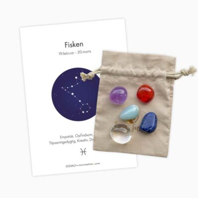 Fisken - Zodiaci krystal sæt - Moni Sattler