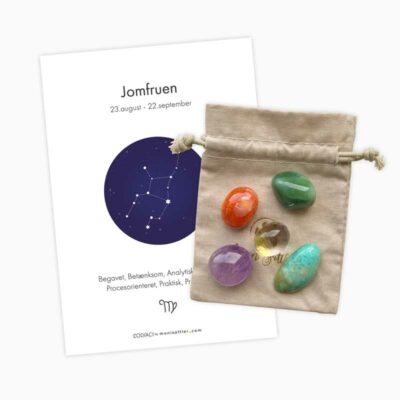 Jomfruen - Zodiaci krystal sæt - Moni Sattler