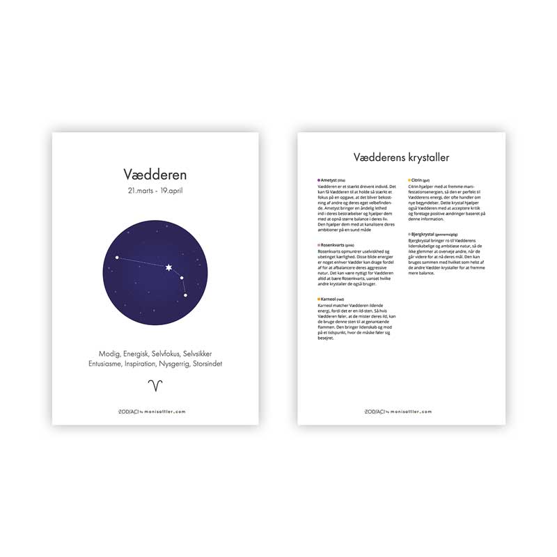 Vædderen Zodiaci