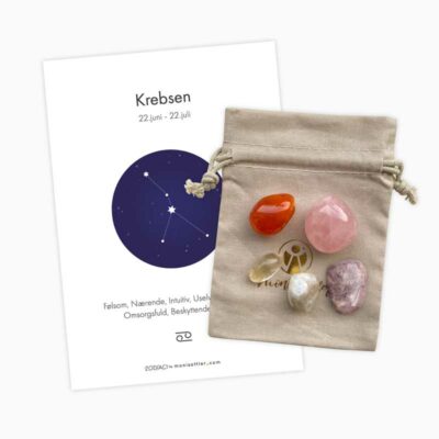 Krebsen - Zodiaci krystal sæt - Moni Sattler