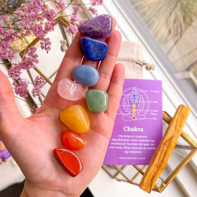 Chakra krystal sæt - Moni Sattler