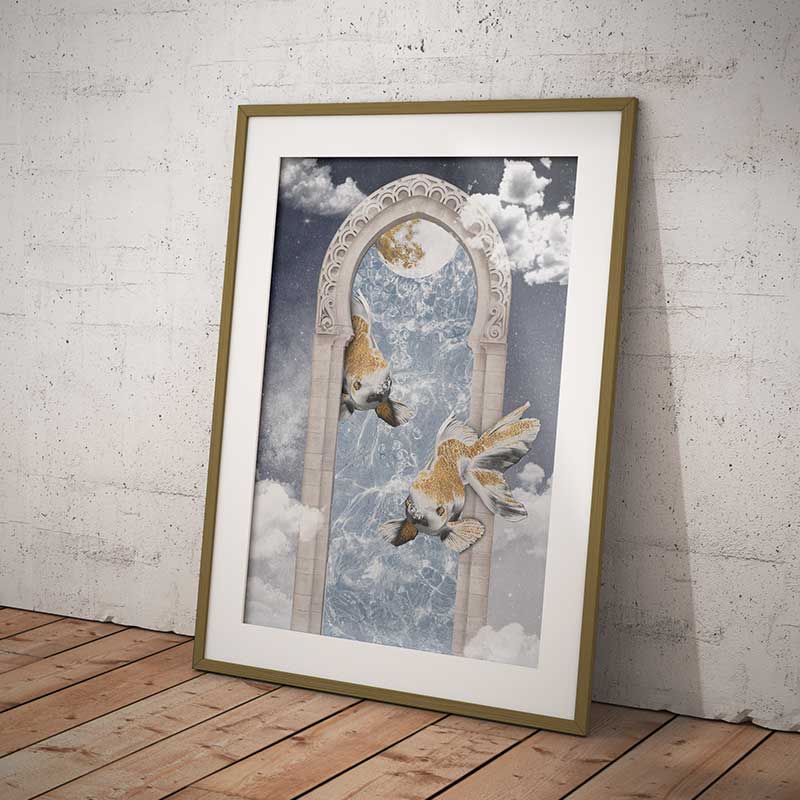 Fisken magisk plakat - Moni Sattler