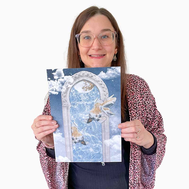 Fisken magisk plakat - Moni Sattler
