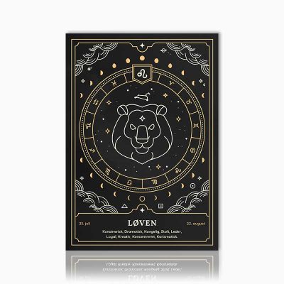 Løven plakat - Moni Sattler