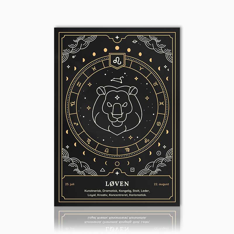 Løven plakat - Moni Sattler