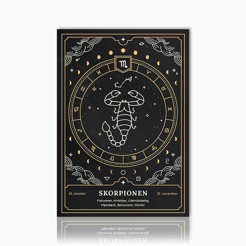 Skorpionen plakat - Moni Sattler