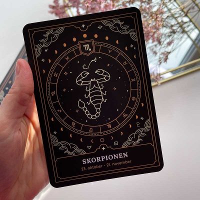 Skorpionen kort - Moni Sattler