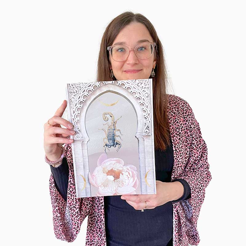 Skorpionen magisk plakat - Moni Sattler
