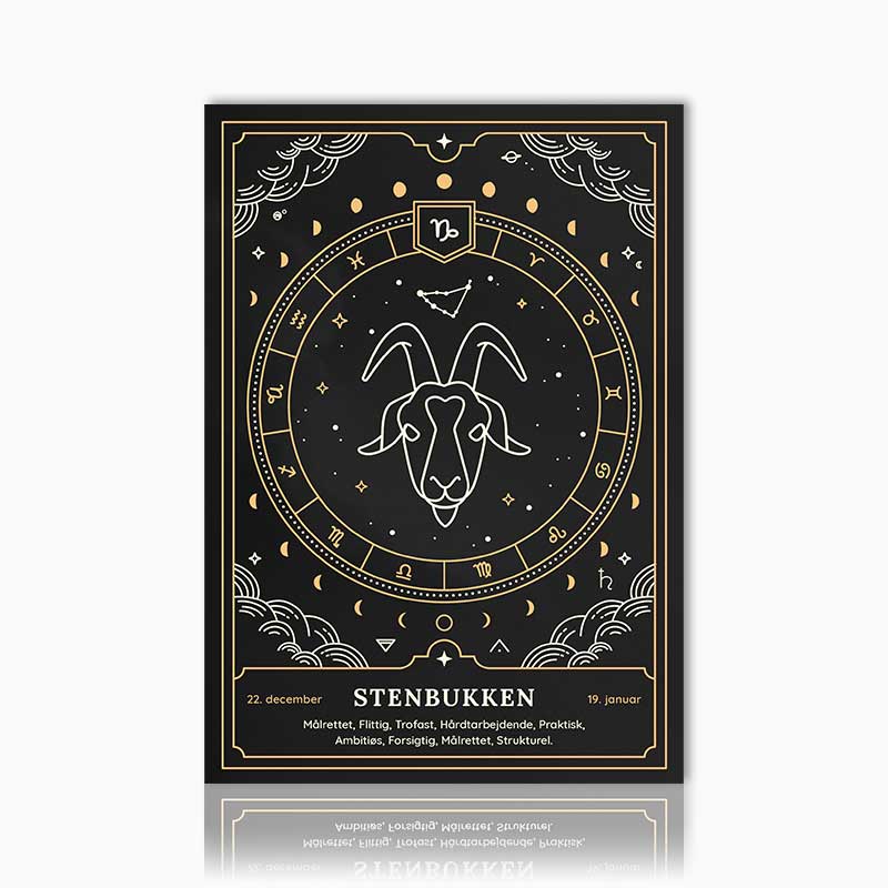 Stenbukken plakat - Moni Sattler