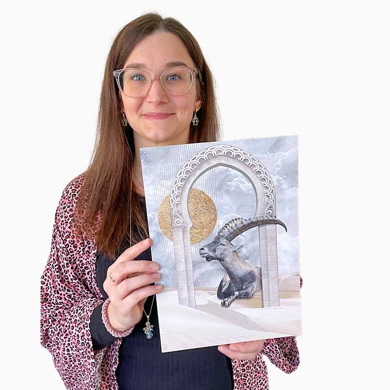 Stenbukken magisk plakat - Moni Sattler