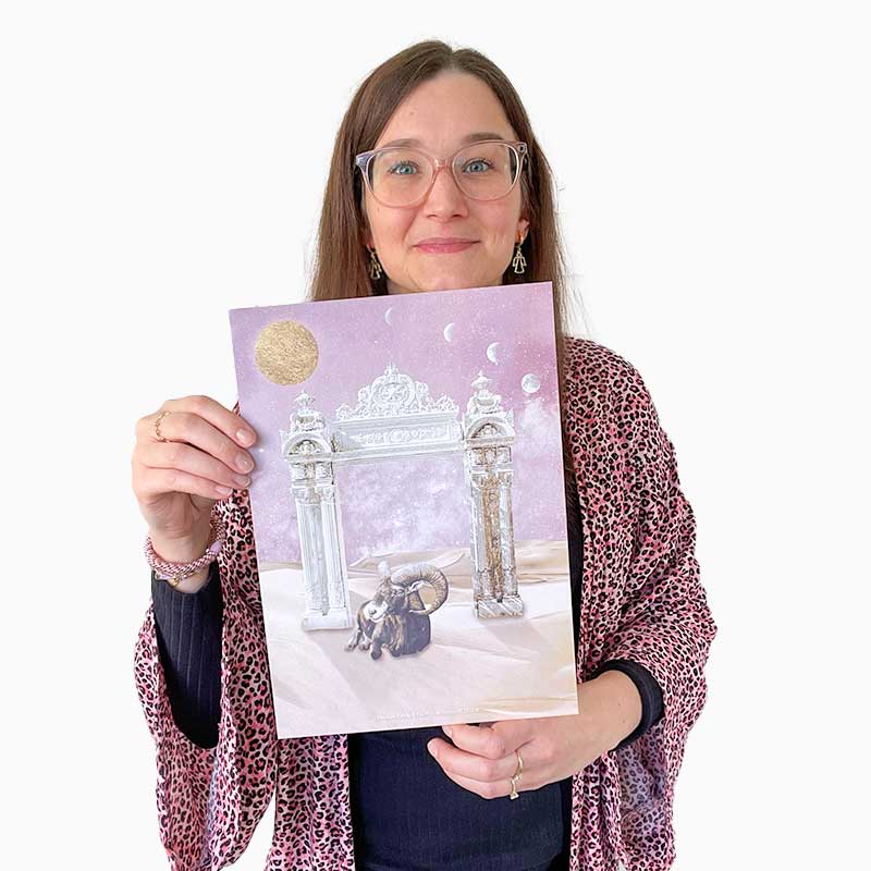 Vædderen magisk plakat - Moni Sattler