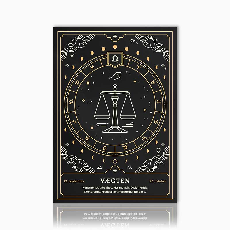Vægten plakat - Moni Sattler