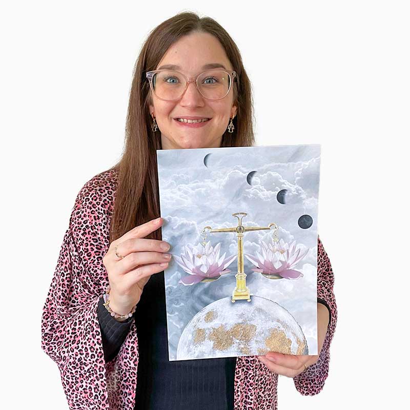 Vægten magisk plakat - Moni Sattler