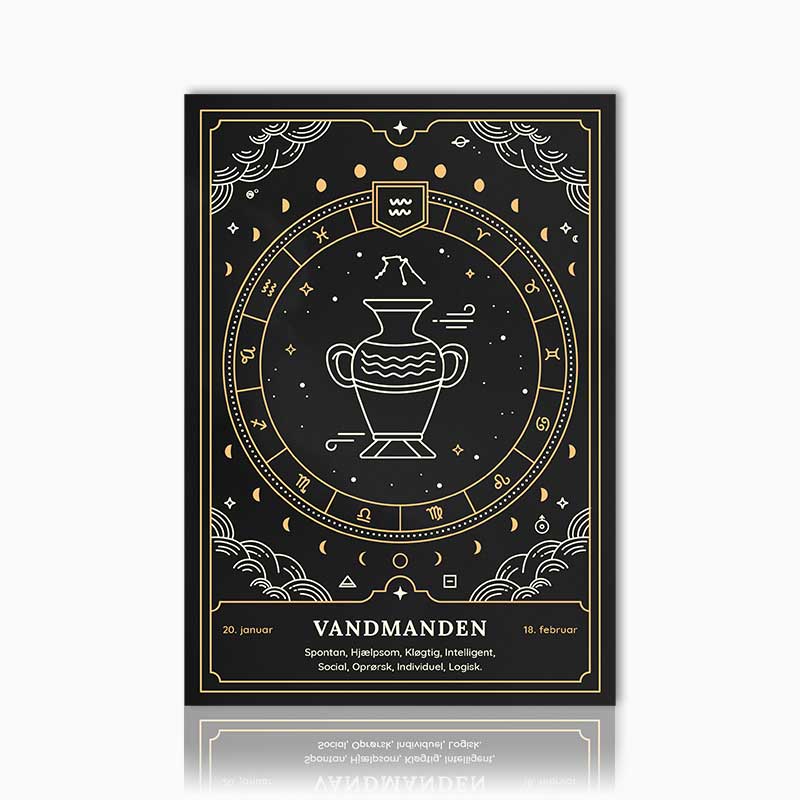 Vandmanden plakat - Moni Sattler