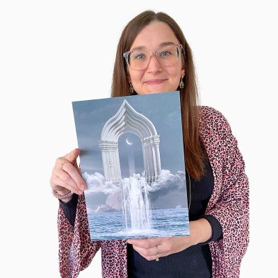 Vandmanden plakat - Moni Sattler