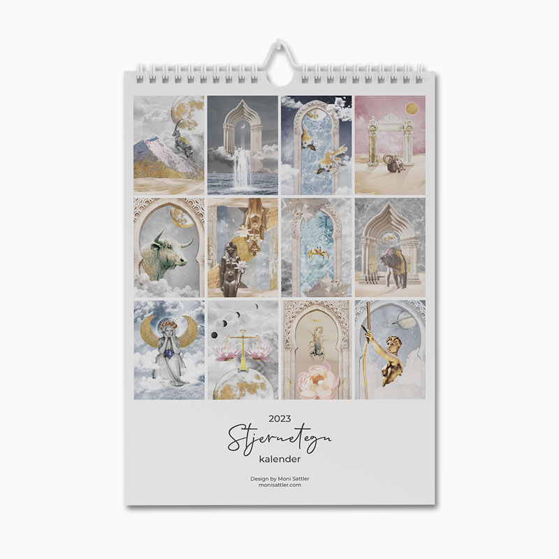Stjernetegn kalender 2023 - Moni Sattler